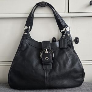 Coach Black Soho Lynn Hobo Bag